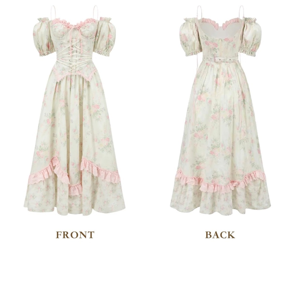 Fleur Poetry Corset Dress - Picture 3 of 5